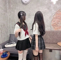 雙飛學生妹—小雨＆小沫： 清純活潑，萌妹子來襲！🎀  周小雨（雙馬尾）＆陳小沫（微